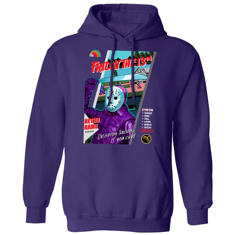 Destroy Jason Retro Game Classic Unisex Hoodie - 6