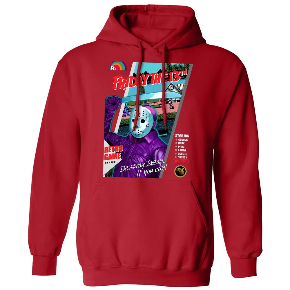 Destroy Jason Retro Game Classic Unisex Hoodie - 5
