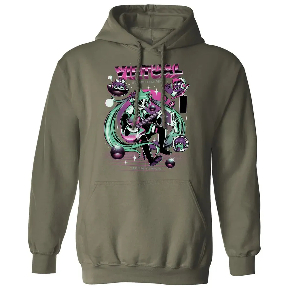 Virtual Classic Unisex Hoodie - 4