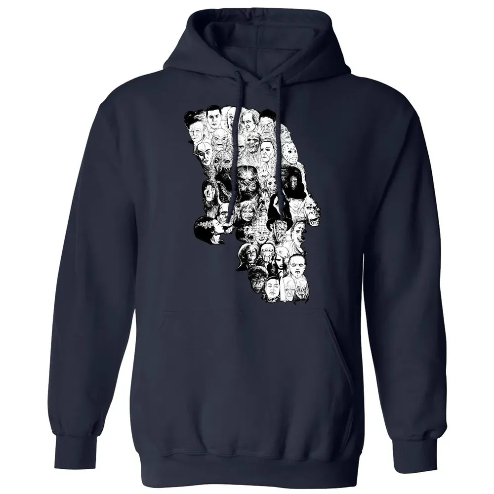 Horror Skull Classic Unisex Hoodie - 2