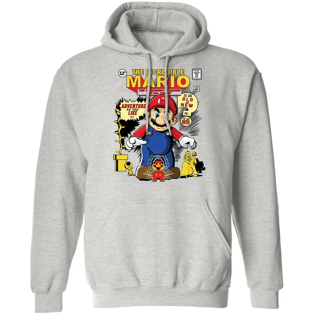 The Incredible Mario Classic Unisex Hoodie - 8