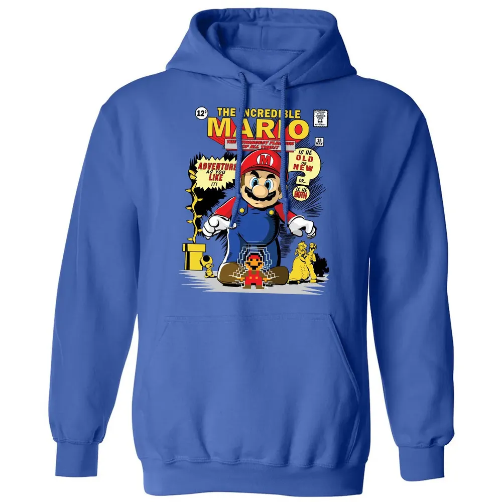 The Incredible Mario Classic Unisex Hoodie - 9