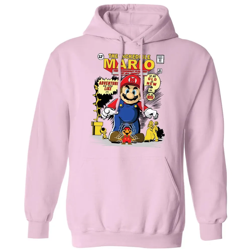 The Incredible Mario Classic Unisex Hoodie - 3