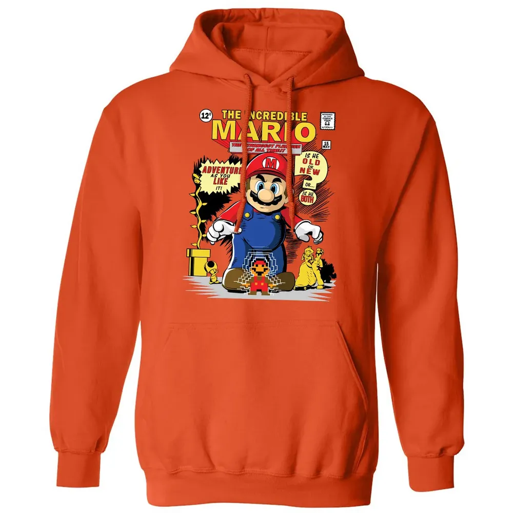 The Incredible Mario Classic Unisex Hoodie - 10