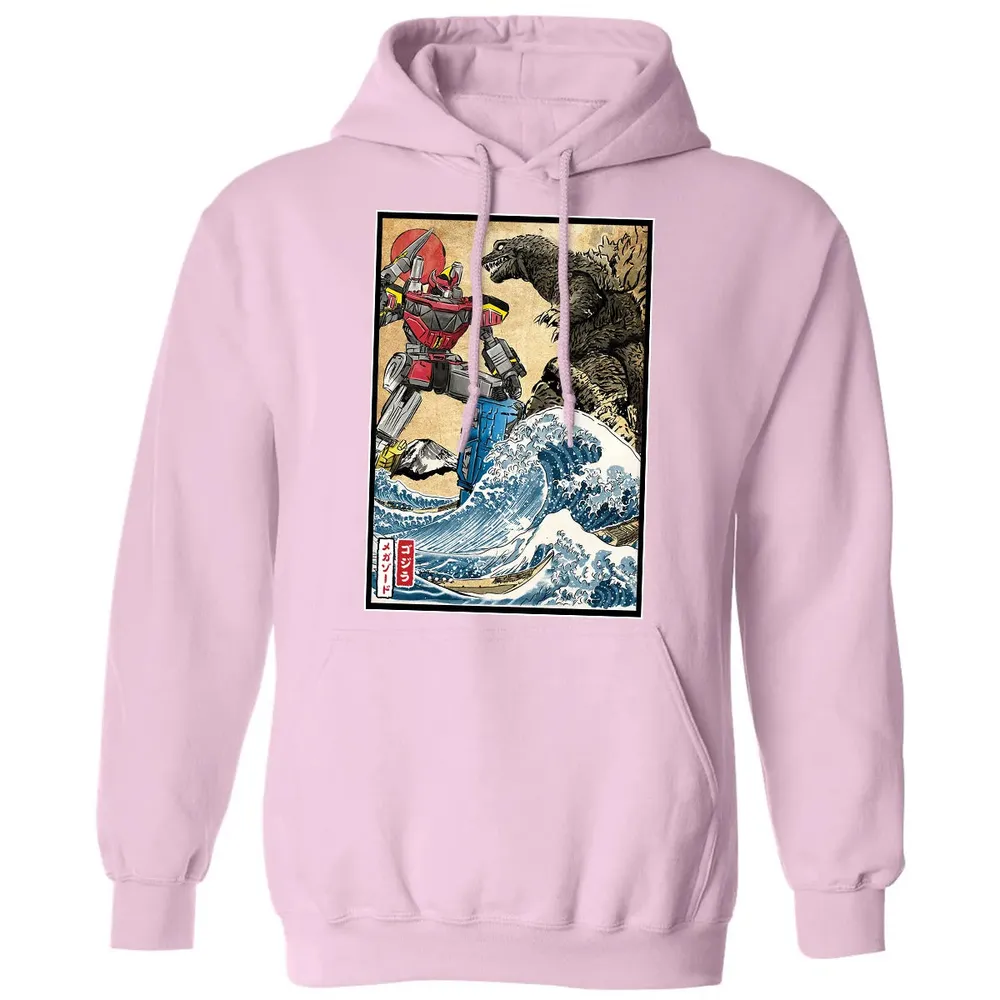 King of the Monsters vs Megazord Classic Unisex Hoodie - 3