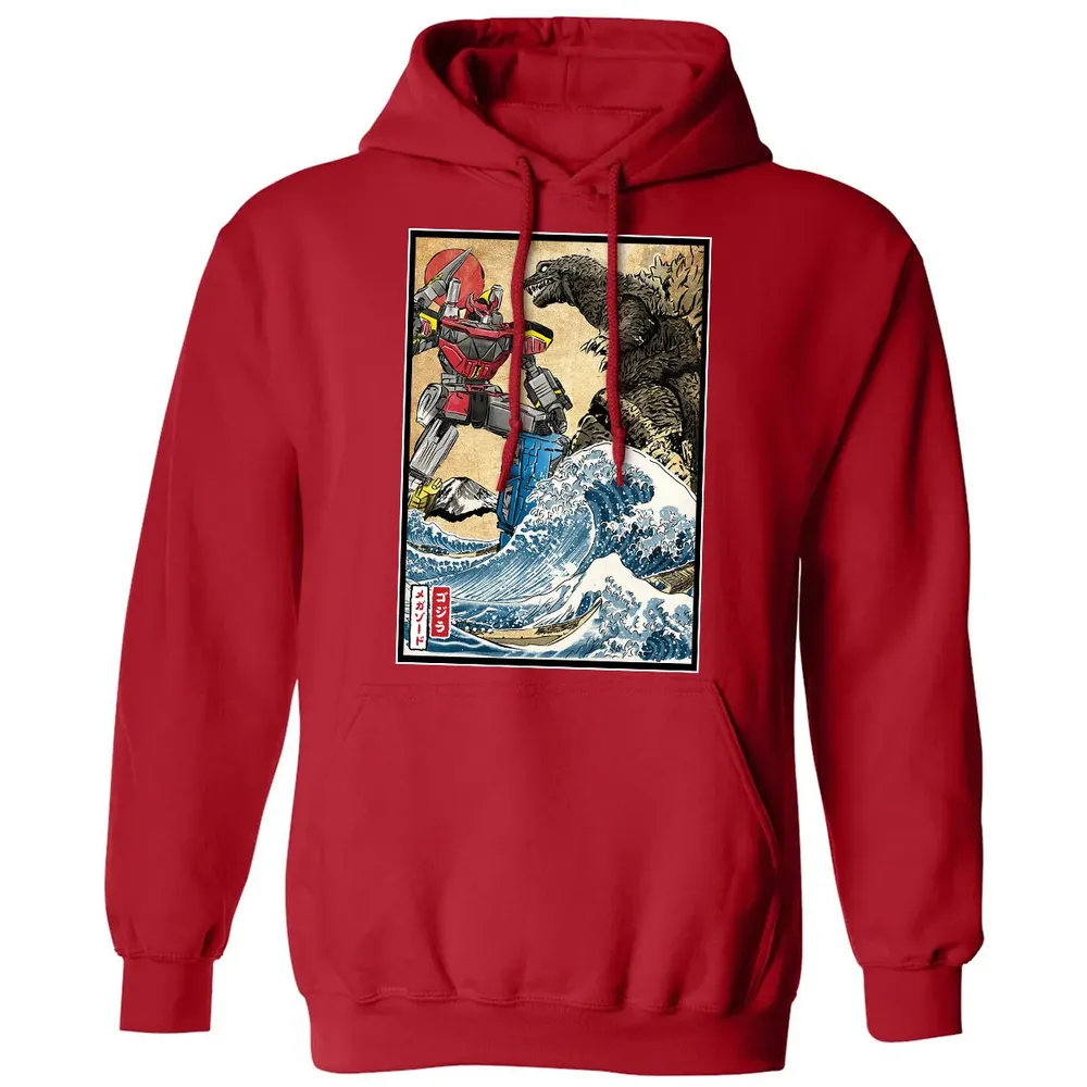 King of the Monsters vs Megazord Classic Unisex Hoodie - 5