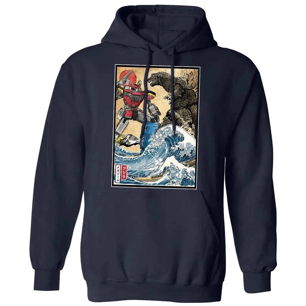 King of the Monsters vs Megazord Classic Unisex Hoodie - 2