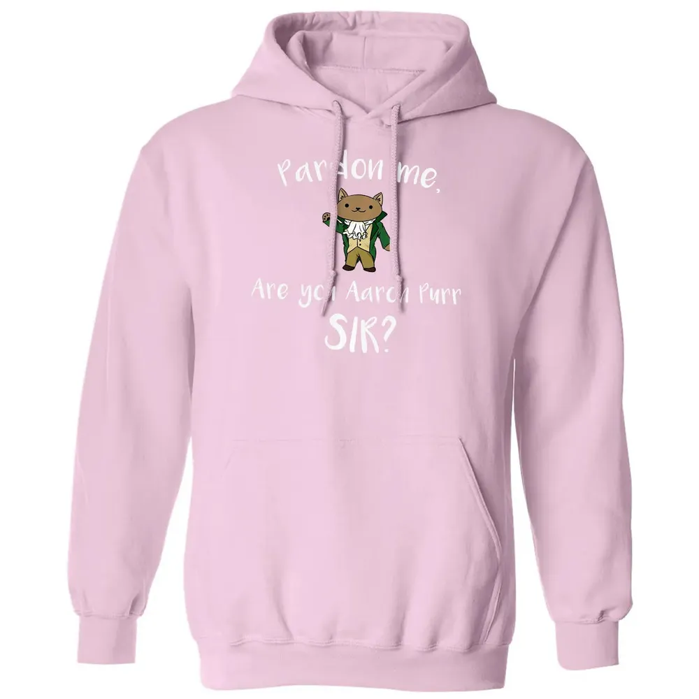 Are you Aaron Purr Sir Funny Cat Hoodie Hooded Sweat Classic Unisex Hoodie - 3