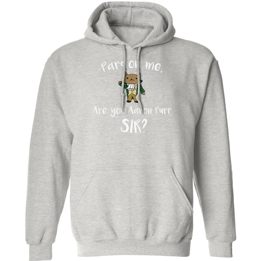 Are you Aaron Purr Sir Funny Cat Hoodie Hooded Sweat Classic Unisex Hoodie - 8