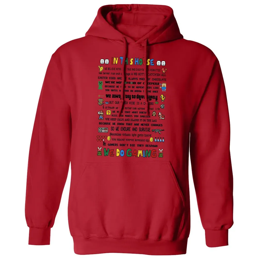 In This House We Do Gaming Classic Unisex Hoodie - 5