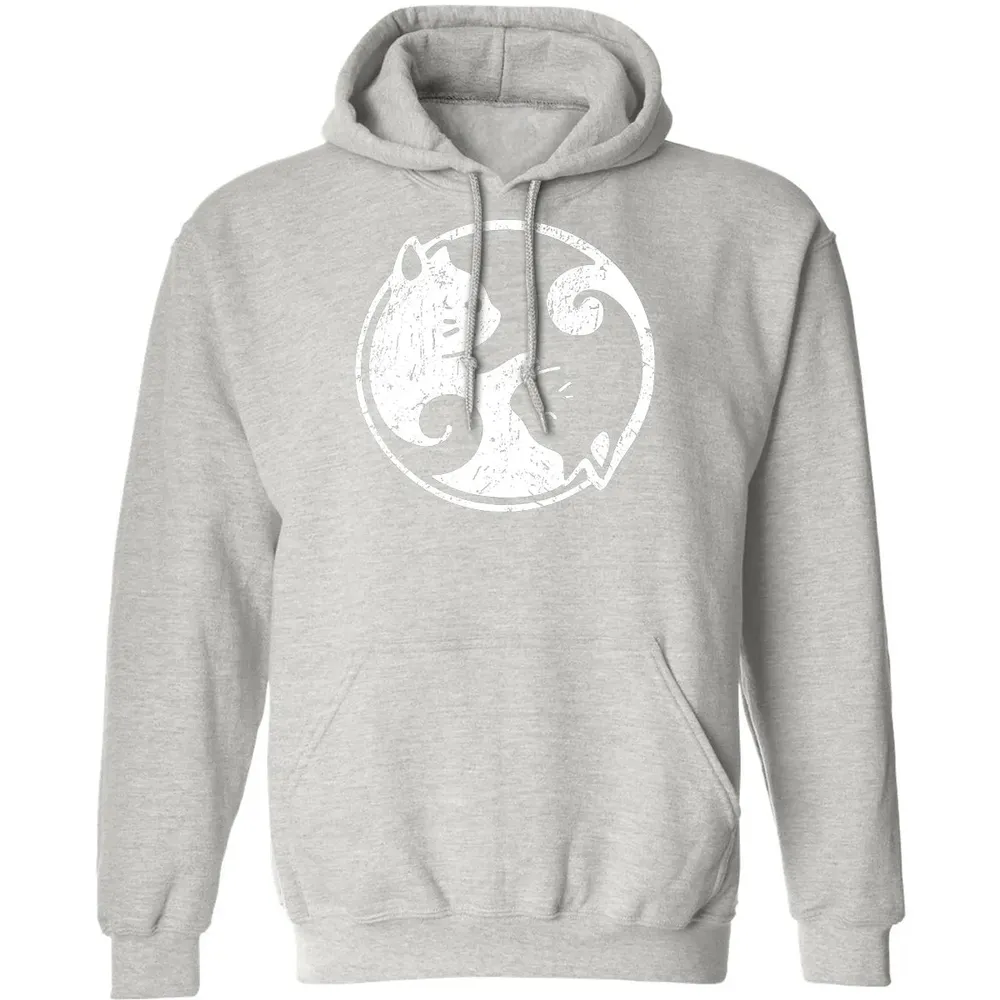 Yin Yang Cats Cute Kawaii Cat Lover Yoga Gift Design Classic Unisex Hoodie - 8