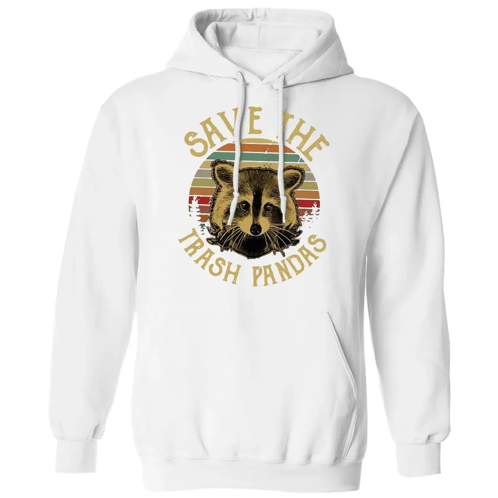 Save The Trash Pandas Classic Unisex Hoodie - 11