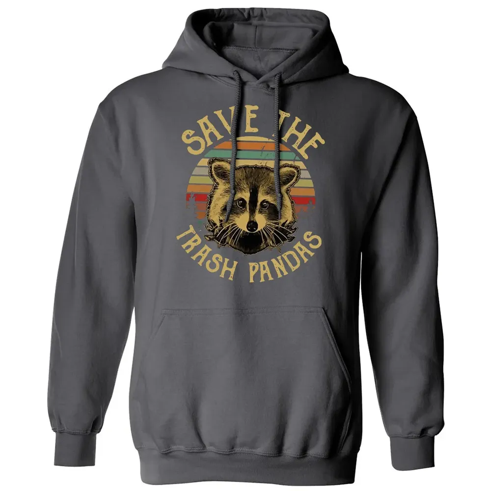 Save The Trash Pandas Classic Unisex Hoodie - 7