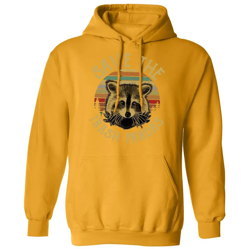 Save The Trash Pandas Classic Unisex Hoodie - 12