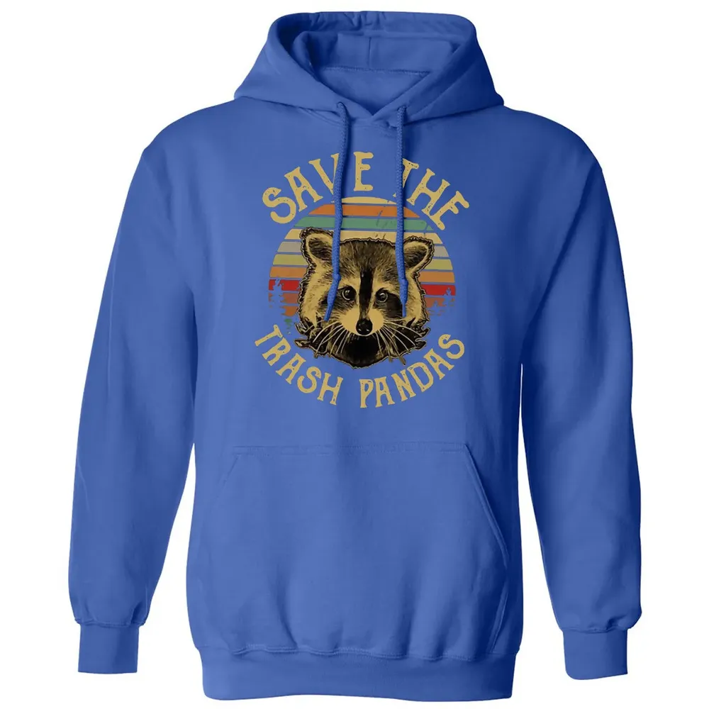 Save The Trash Pandas Classic Unisex Hoodie - 9