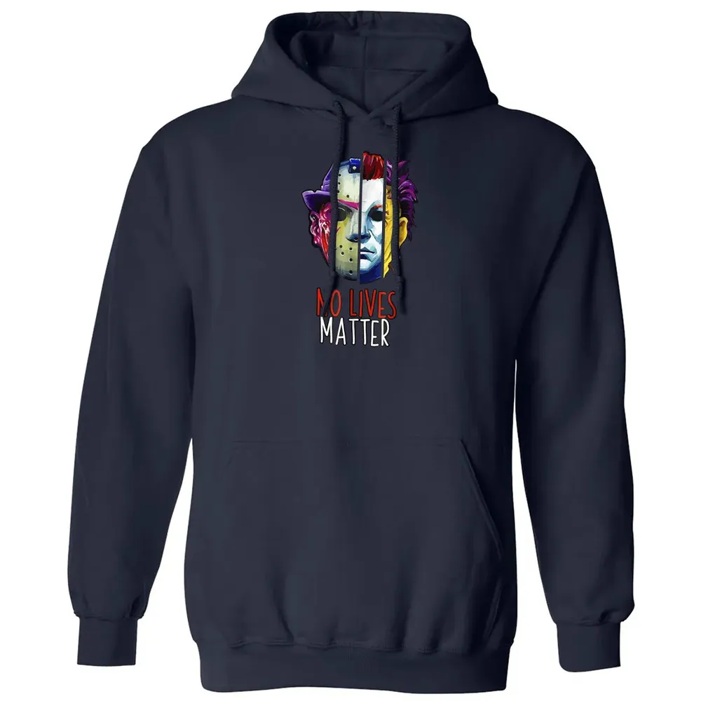 No lives matter horror villains Classic Unisex Hoodie - 2