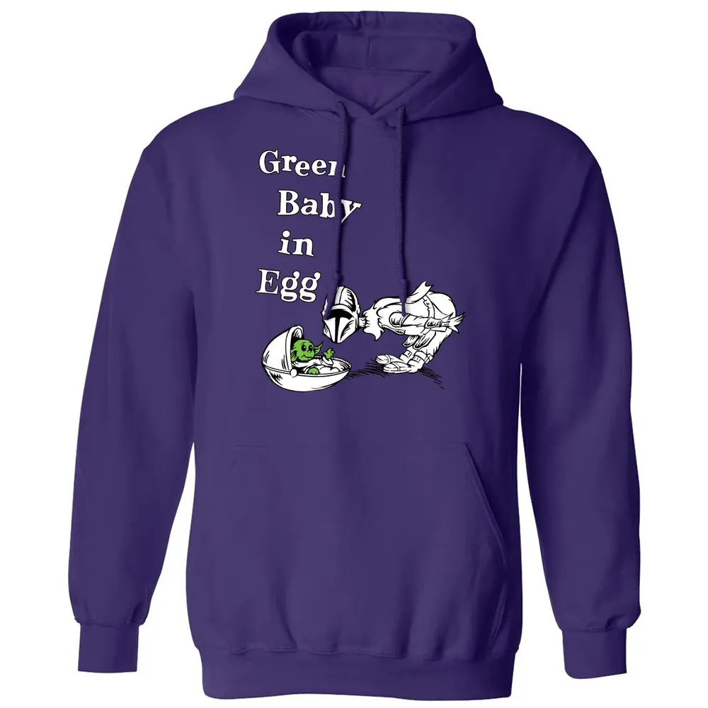 Green Baby in Egg Classic Unisex Hoodie - 6