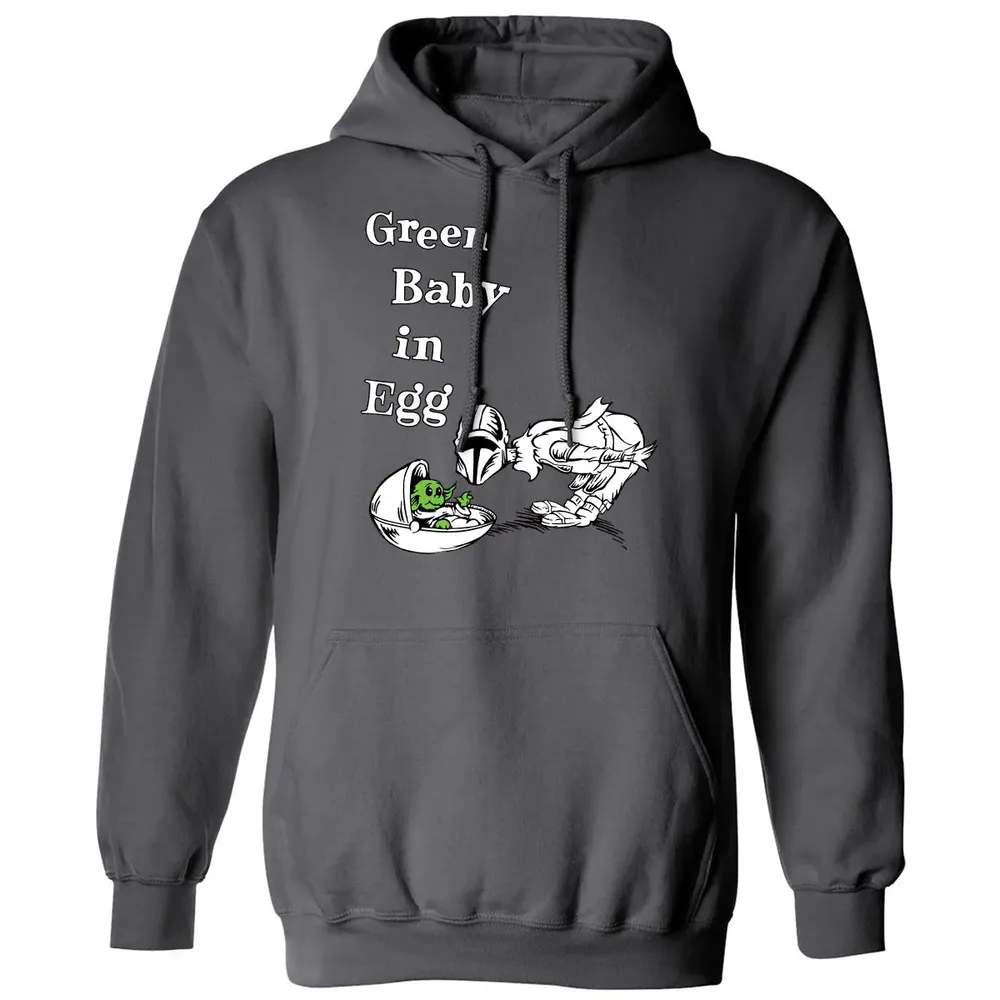 Green Baby in Egg Classic Unisex Hoodie - 7