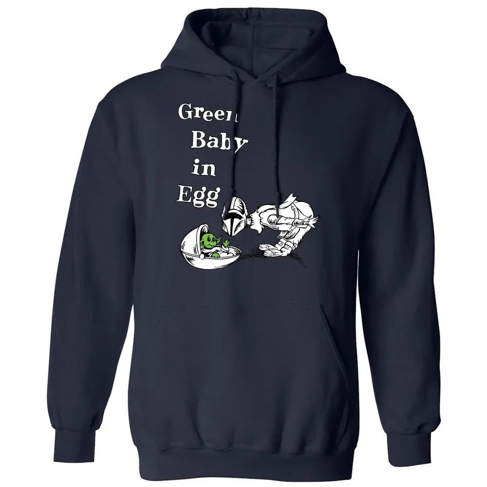 Green Baby in Egg Classic Unisex Hoodie - 8