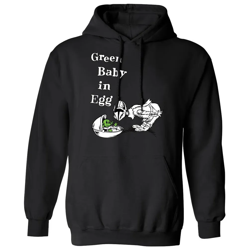 Green Baby in Egg Classic Unisex Hoodie - 11