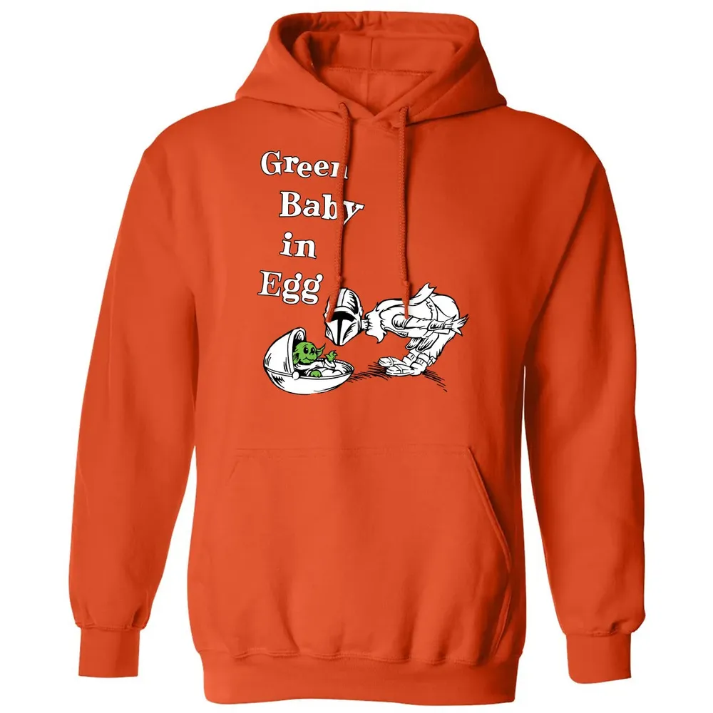 Green Baby in Egg Classic Unisex Hoodie - 10