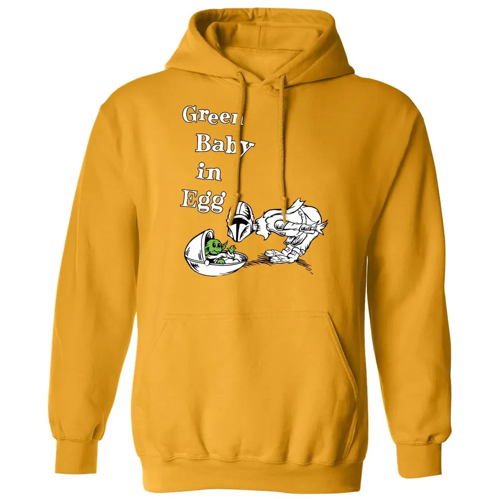 Green Baby in Egg Classic Unisex Hoodie - 12