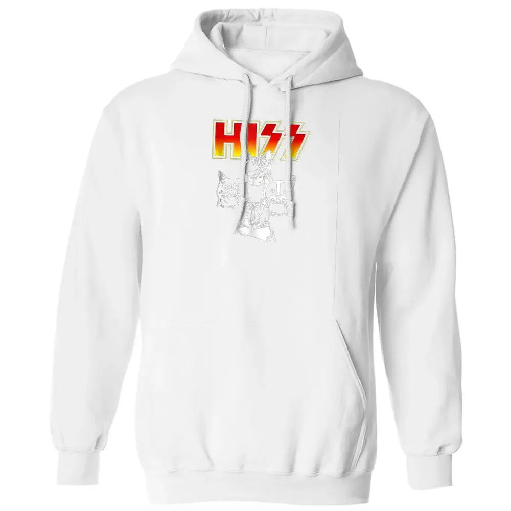 HISS Funny Cute Cat Mom Kitten Cats Lover Rock Gift Classic Unisex Hoodie - 11