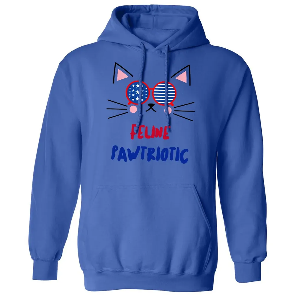 Feline Pawtriotic Classic Unisex Hoodie - 9