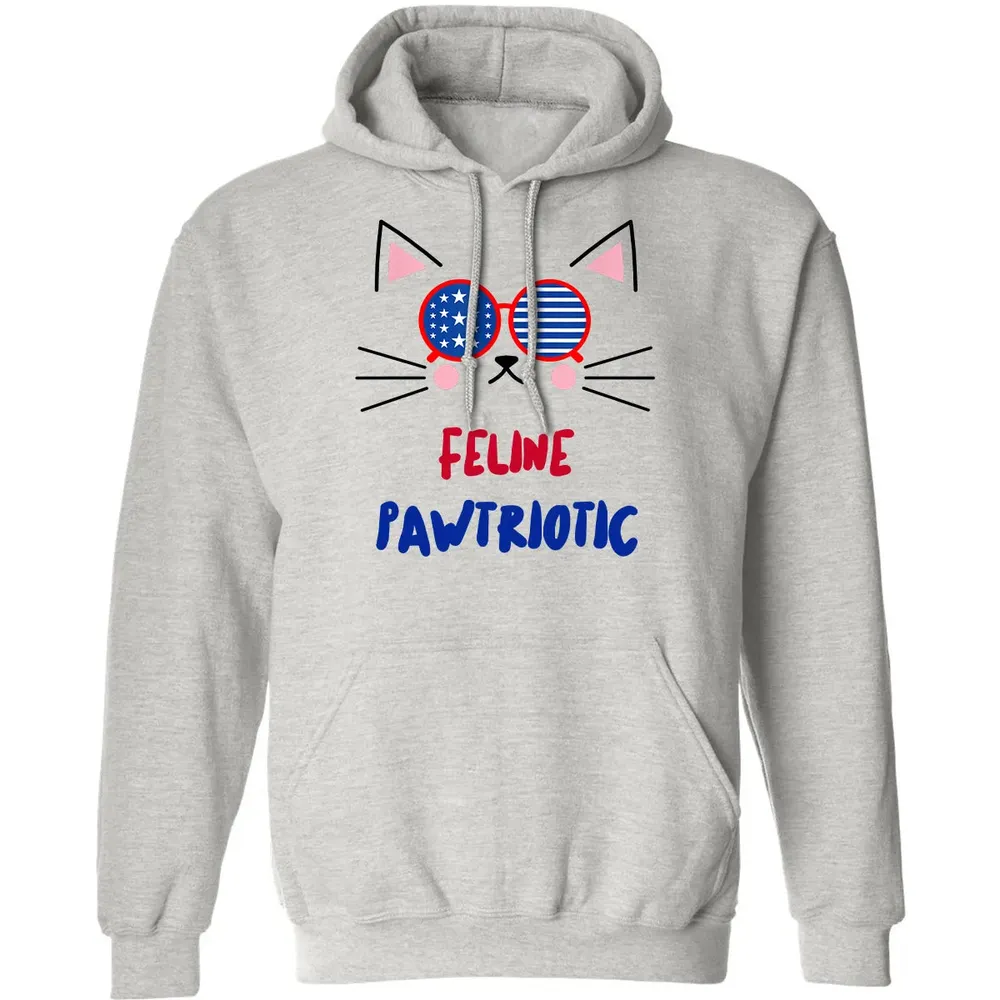 Feline Pawtriotic Classic Unisex Hoodie - 2