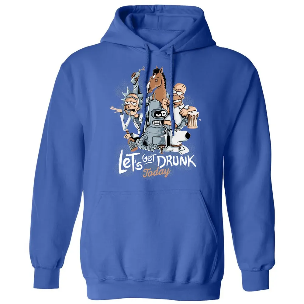 Get Drunk Classic Unisex Hoodie - 9