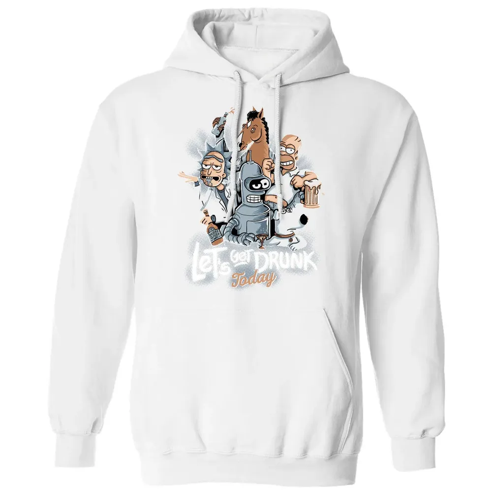 Get Drunk Classic Unisex Hoodie - 11