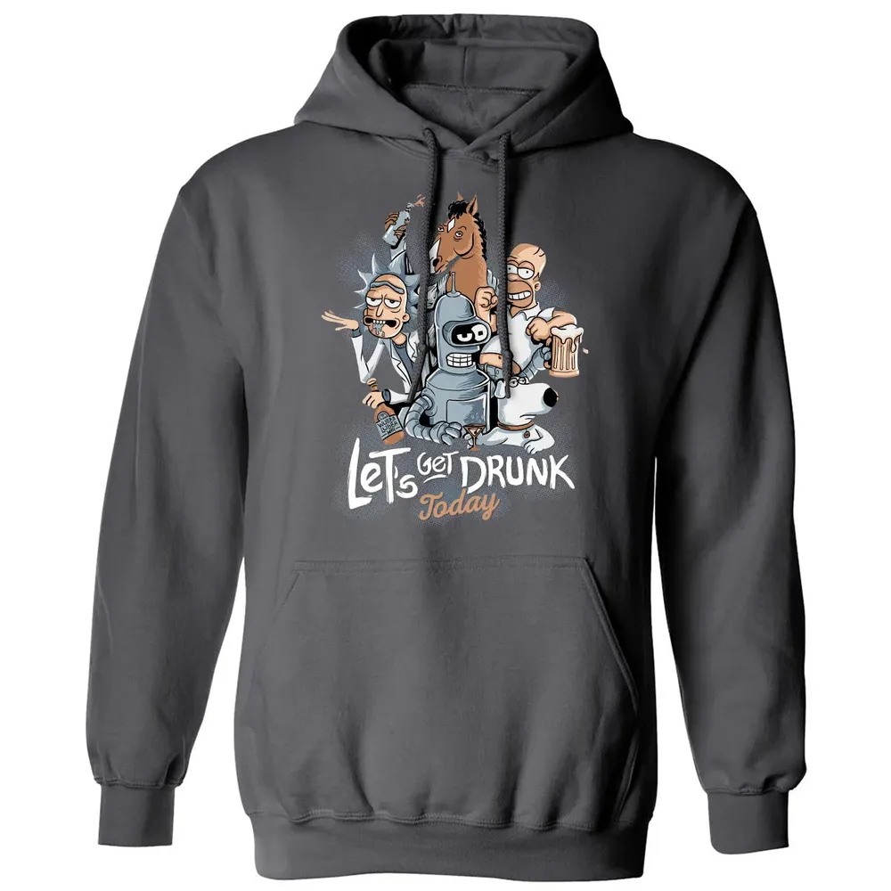 Get Drunk Classic Unisex Hoodie - 7