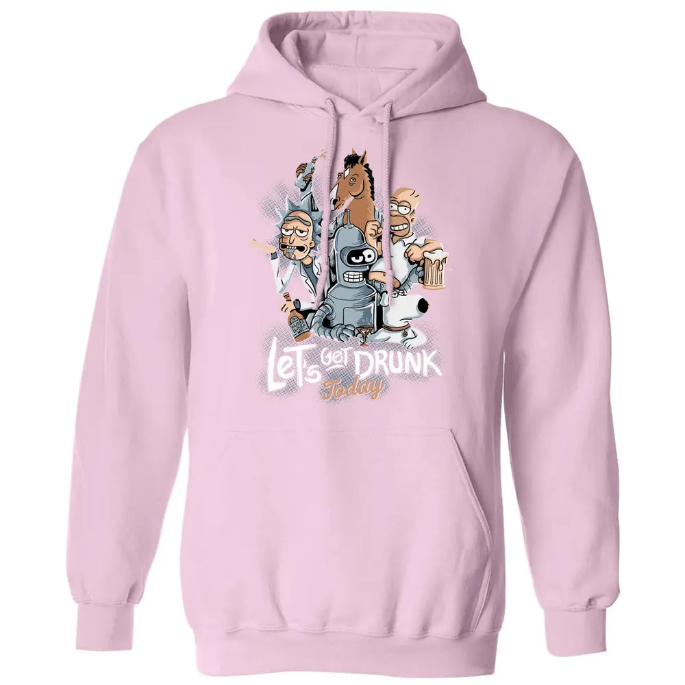 Get Drunk Classic Unisex Hoodie - 3