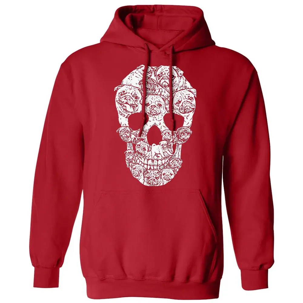 Pug Skull Classic Unisex Hoodie - 5