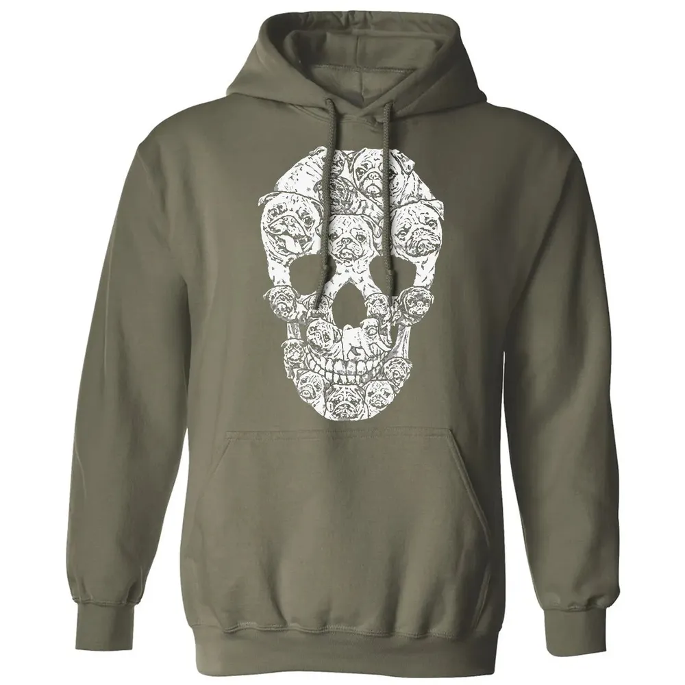 Pug Skull Classic Unisex Hoodie - 4