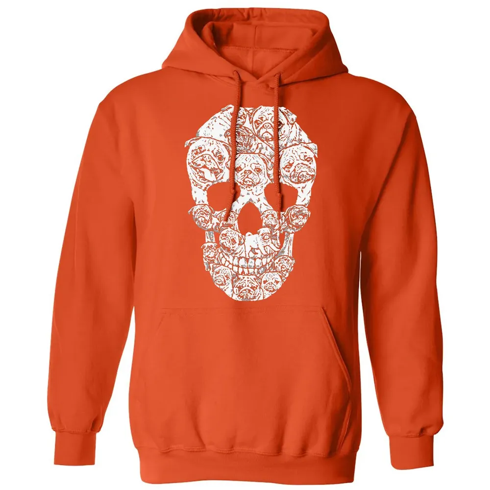 Pug Skull Classic Unisex Hoodie - 10