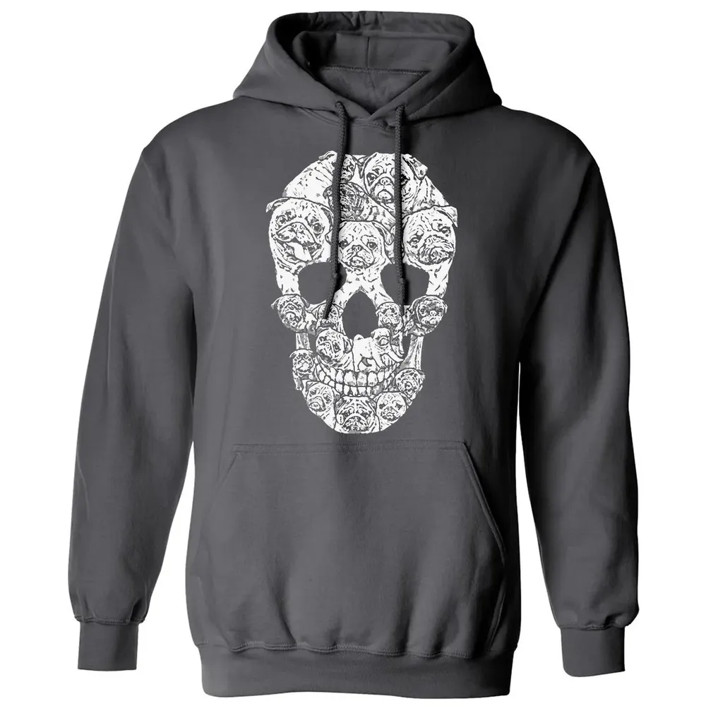 Pug Skull Classic Unisex Hoodie - 7