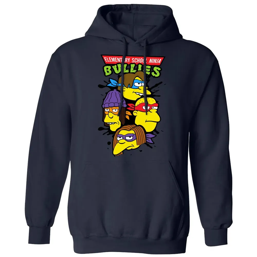 Elementary School Ninja Bullies Classic Unisex Hoodie - 2