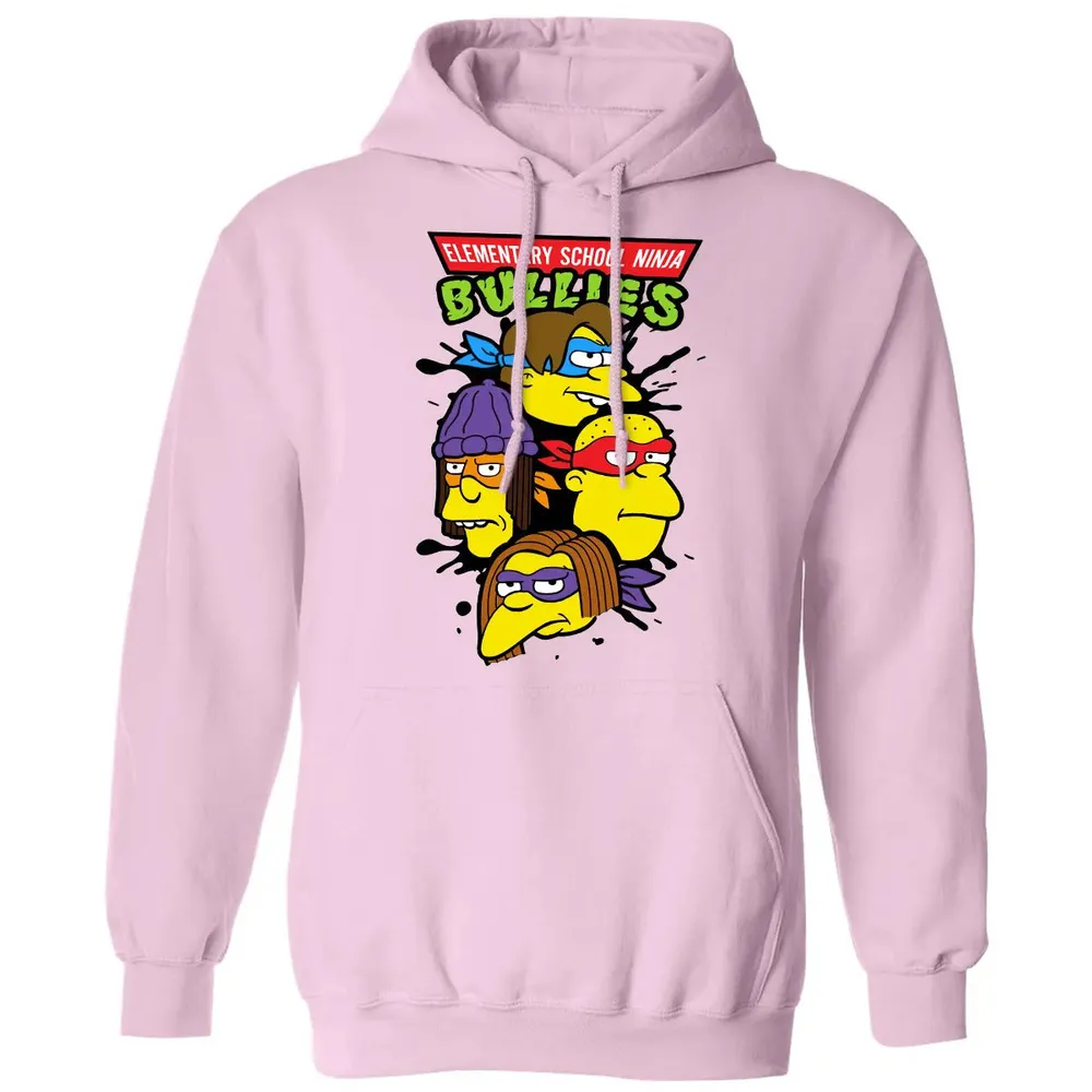 Elementary School Ninja Bullies Classic Unisex Hoodie - 3