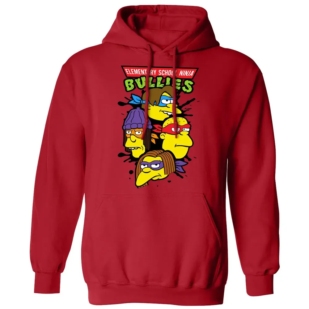 Elementary School Ninja Bullies Classic Unisex Hoodie - 5