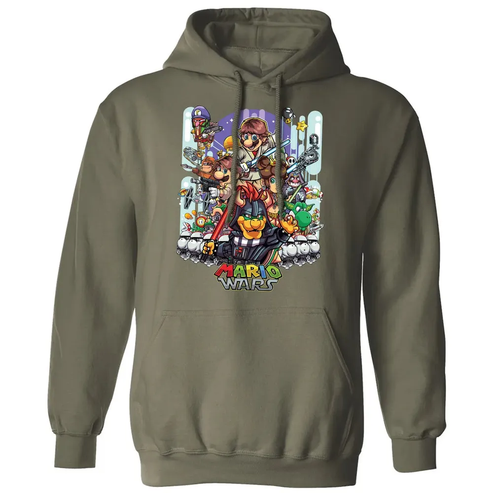 Mario Wars Classic Unisex Hoodie - 4
