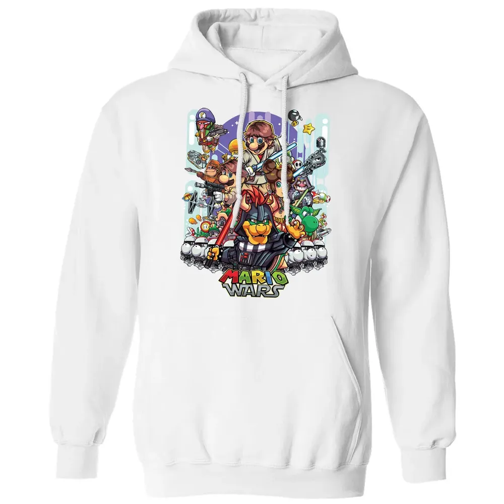 Mario Wars Classic Unisex Hoodie - 11