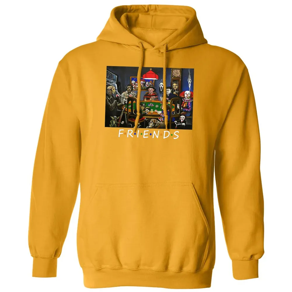 Funny Friend Play Card Horror Halloween Classic Unisex Hoodie - 12