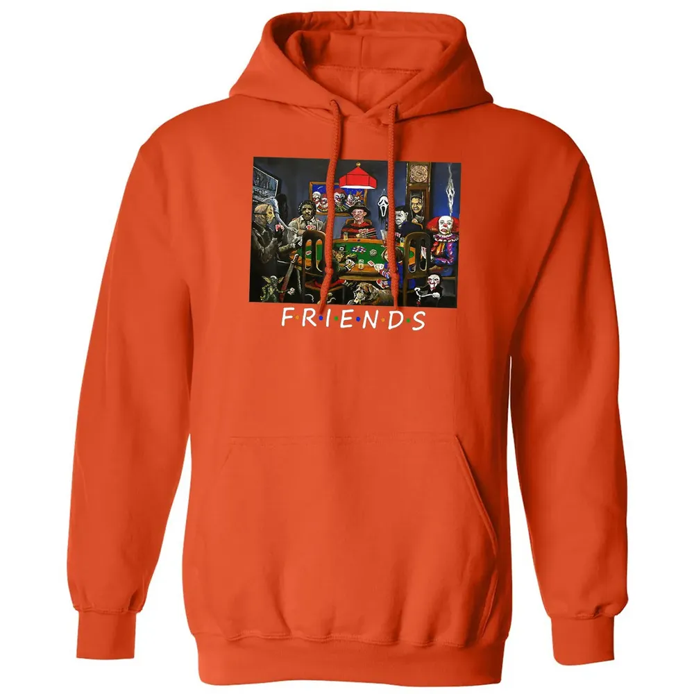 Funny Friend Play Card Horror Halloween Classic Unisex Hoodie - 10