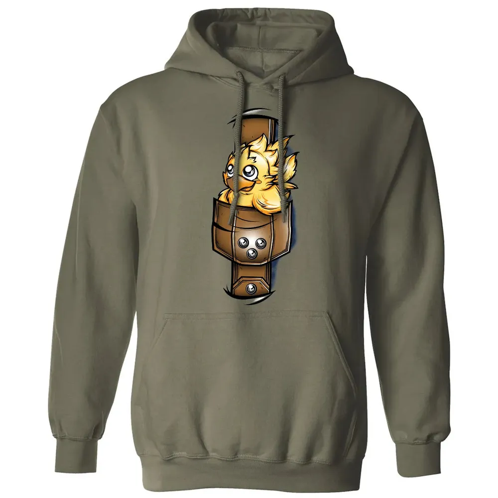 Chocobo in pocket Classic Unisex Hoodie - 4