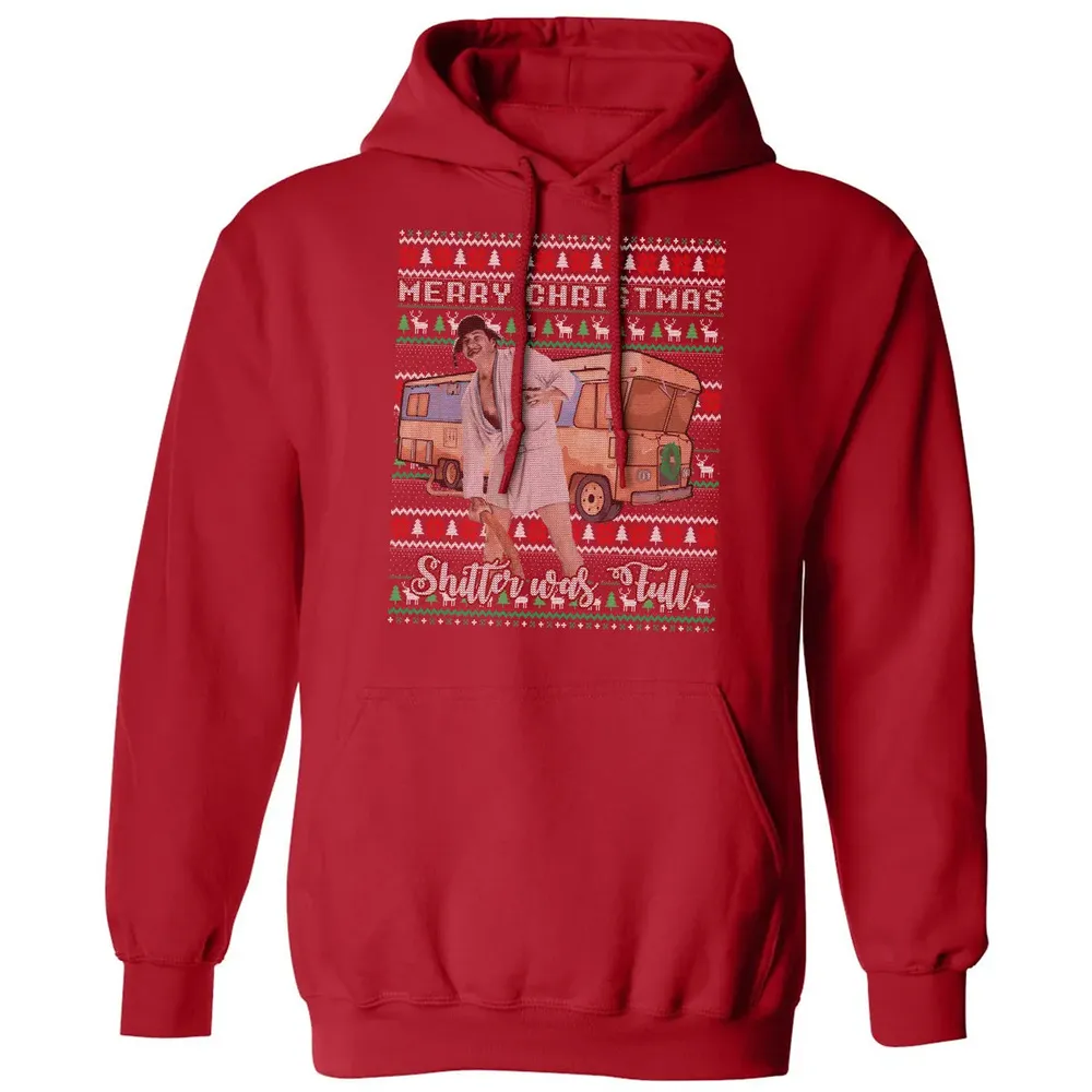 Merry Christmas Shitter Was Full Classic Unisex Hoodie - 5
