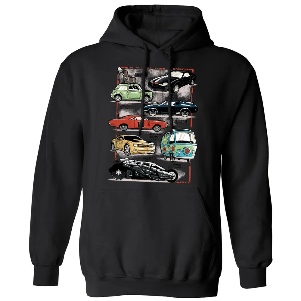 Famous Cars Classic Unisex Hoodie - 11