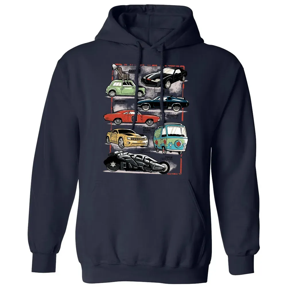Famous Cars Classic Unisex Hoodie - 8