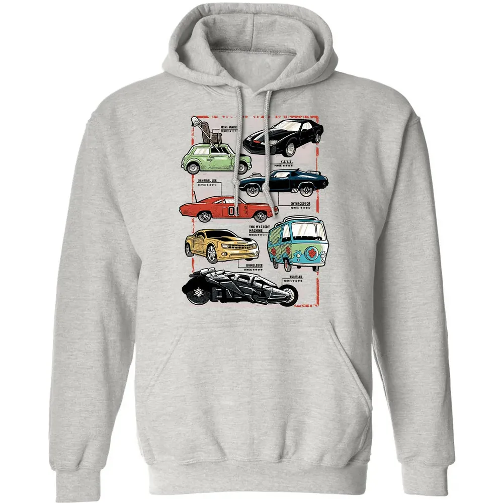 Famous Cars Classic Unisex Hoodie - 2