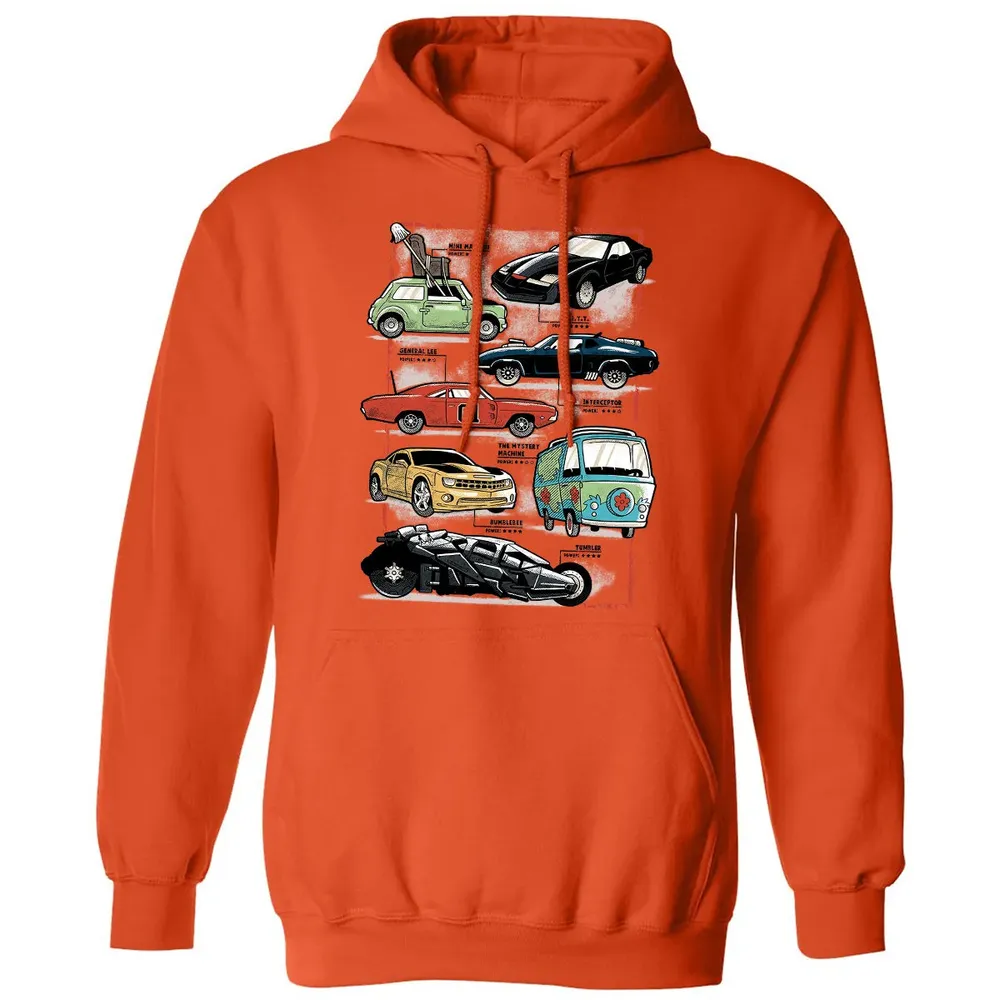 Famous Cars Classic Unisex Hoodie - 10
